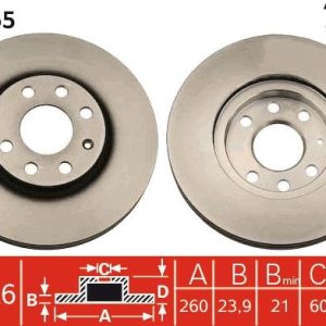 TR DF4165 Brzdový kotouč TRW – lakovaný TR DF4165 Brzdový kotouč TRW – lakovaný