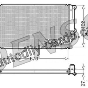 Chladič motoru DENSO (DE DRM50025) Chladič motoru DENSO (DE DRM50025)