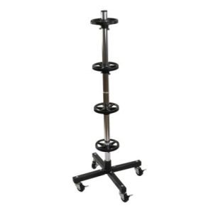 Stojan na pneumatiky 600x330x240mm, šířka pneu max 225mm, nosnost 100kg, 4 kolečka 728986