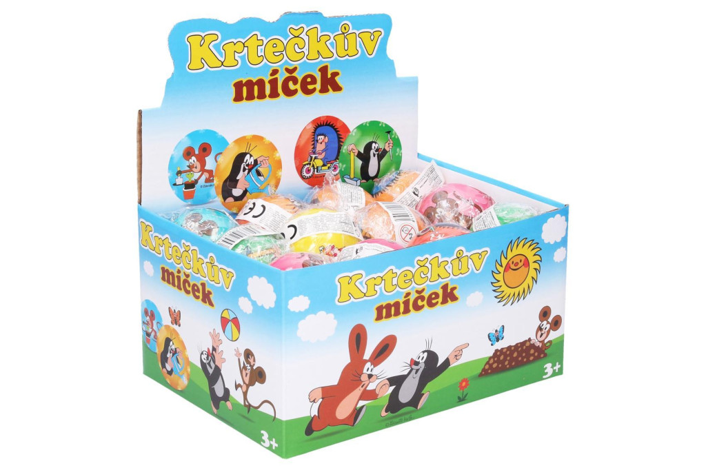 Hračka míček Krtek pěnový 5cm 750728
