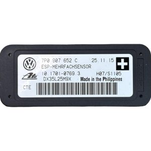 VW Touareg 7P R-Line facelift r.v. 2016 řídící jednotka příčného zrychlení 7P0907652C S5VX3T89095