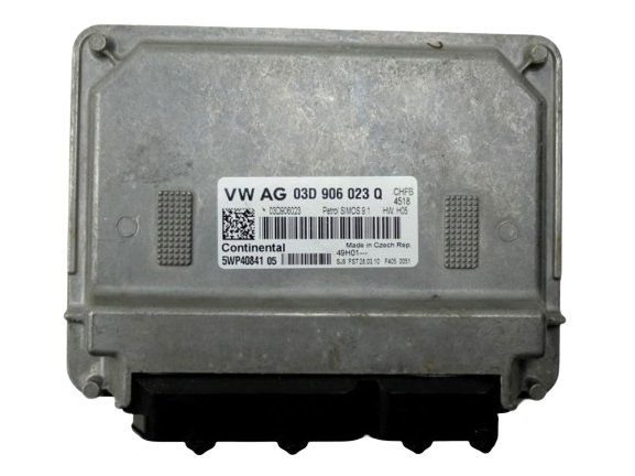 Řídící jednotka SIMOS9.1 VOLKSWAGENVW 03E906023AL SIEMENS 5WP40546 CONTINENTAL 5WP40546