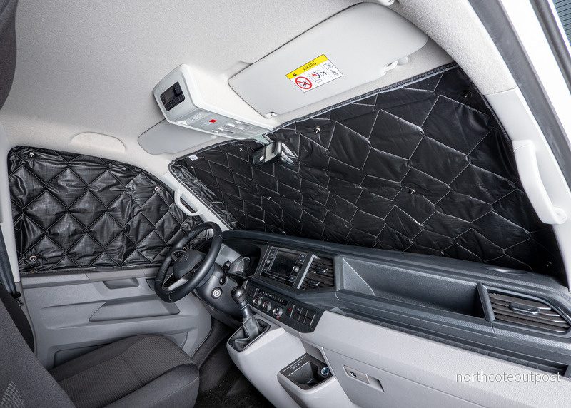 Podložky termické vnitřní Blackline pro obytný prostor VW Caddy Maxi od 2022, dlouhý rozvor, 9vrstvé (sada 4 ks) 304821